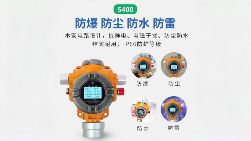 中安探測(cè)GT-S400氮?dú)鈿怏w探測(cè)報(bào)警器：工業(yè)安全監(jiān)測(cè)的堅(jiān)實(shí)防線